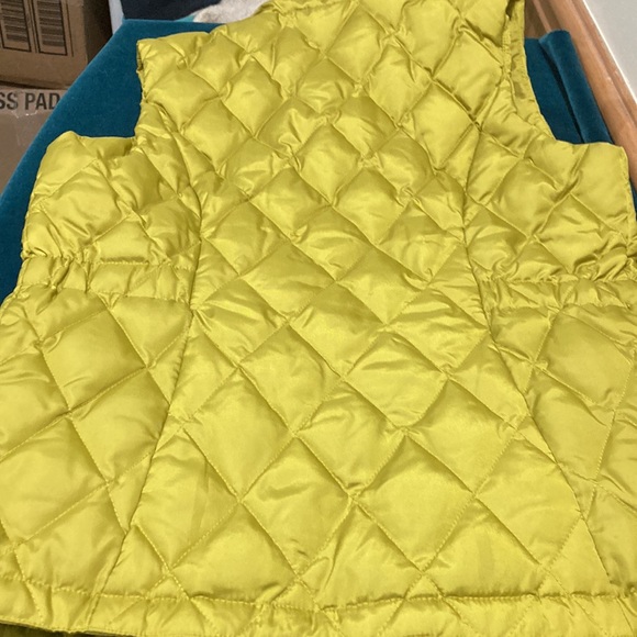 Like new Eddie Bauer girls size 10 down gold/purple vest. - Picture 4 of 4